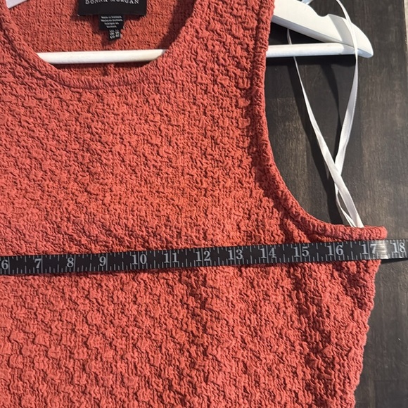 Donna Morgan Rust Open Back Maggie Textured Maxi Dress Size 12 - Picture 7 of 8